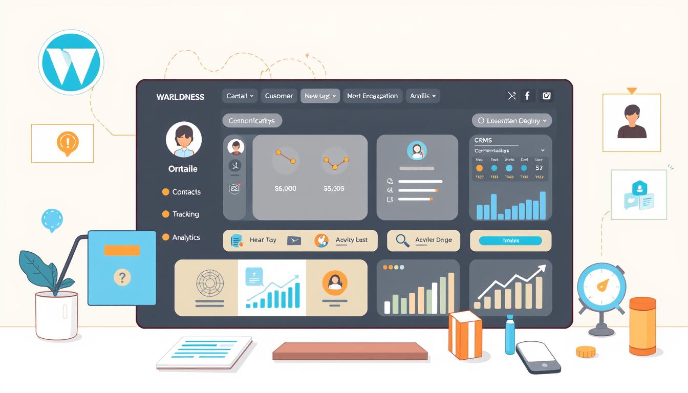 WordPress CRM capabilities